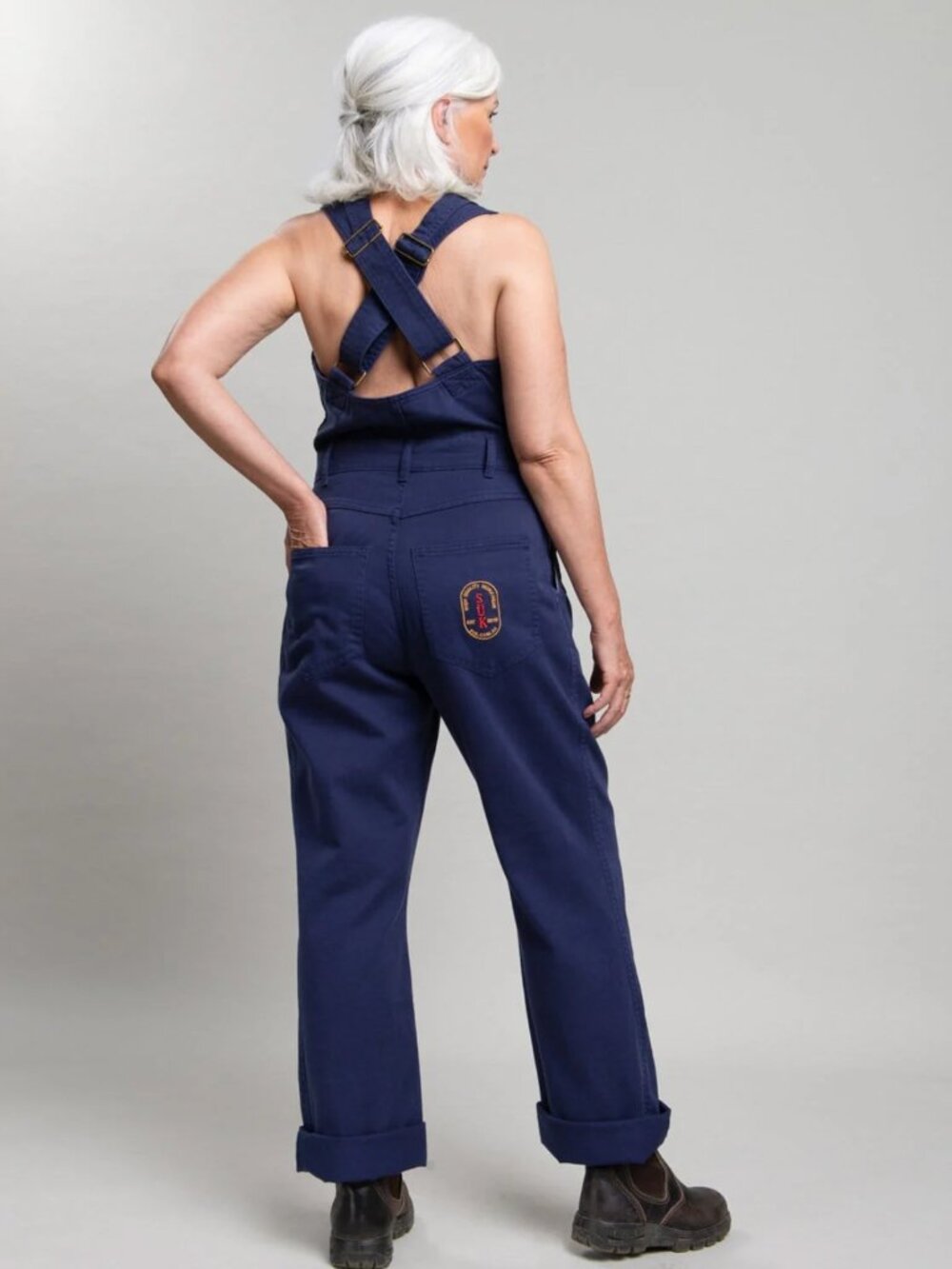 SÜK Workwear Roper Suit: Navy Blue Overall Jumpsuit